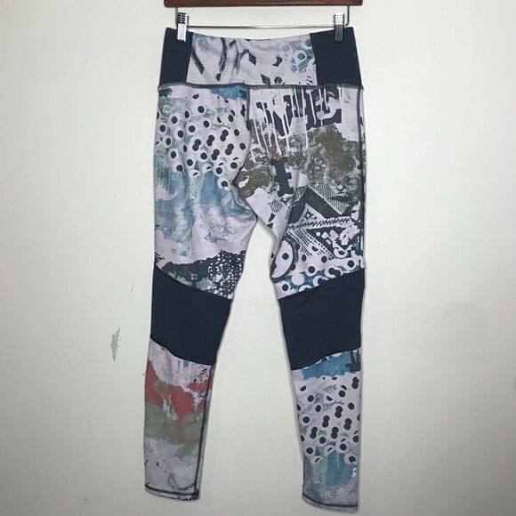 Electric & Rose Sz L Print Workout Athletic Pants - Picture 5 of 5